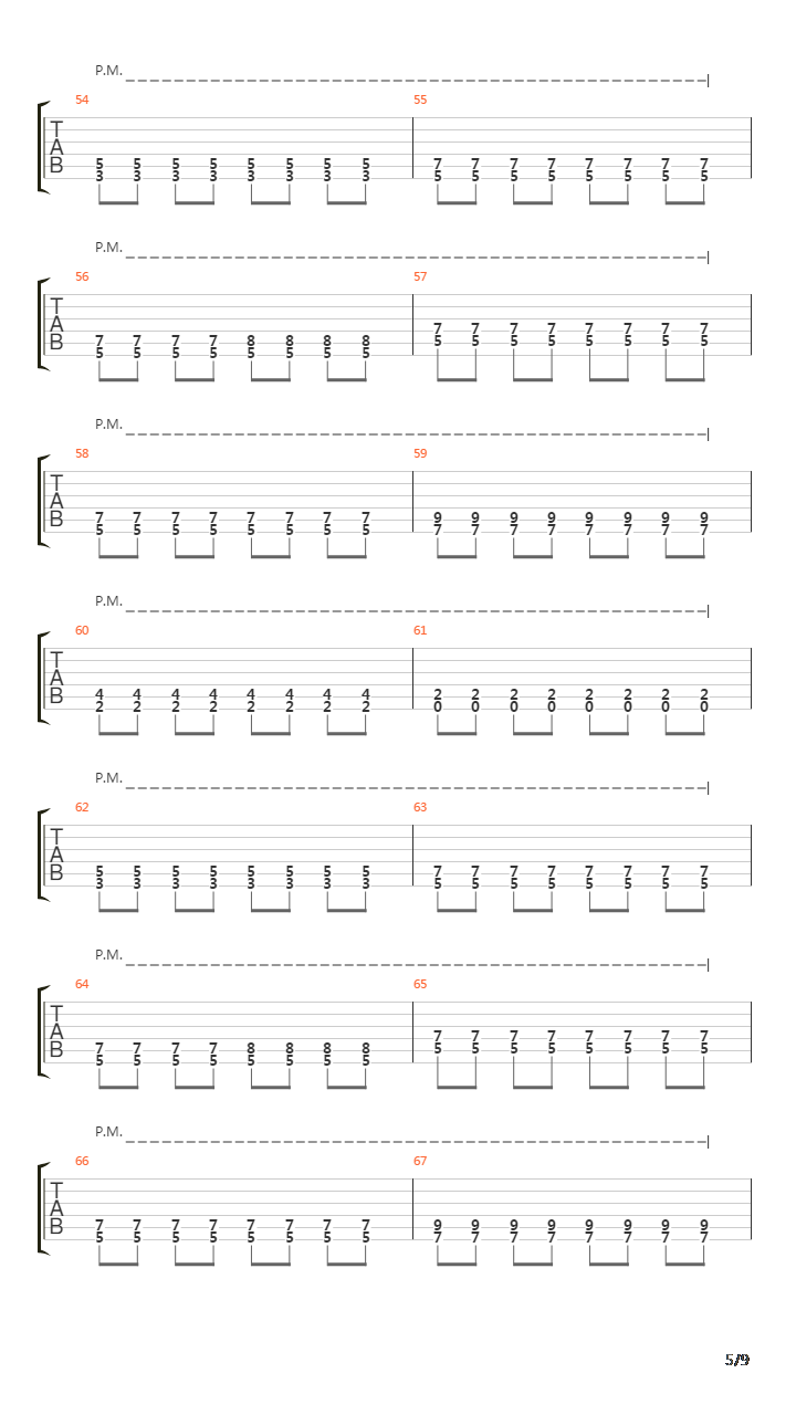 1989吉他谱