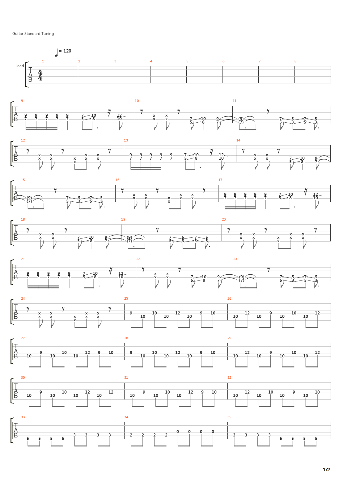 Carnival吉他谱