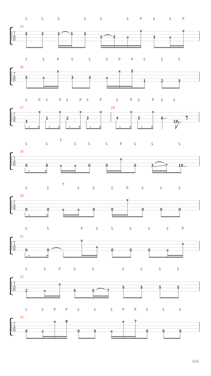 The Rain Must Fall吉他谱