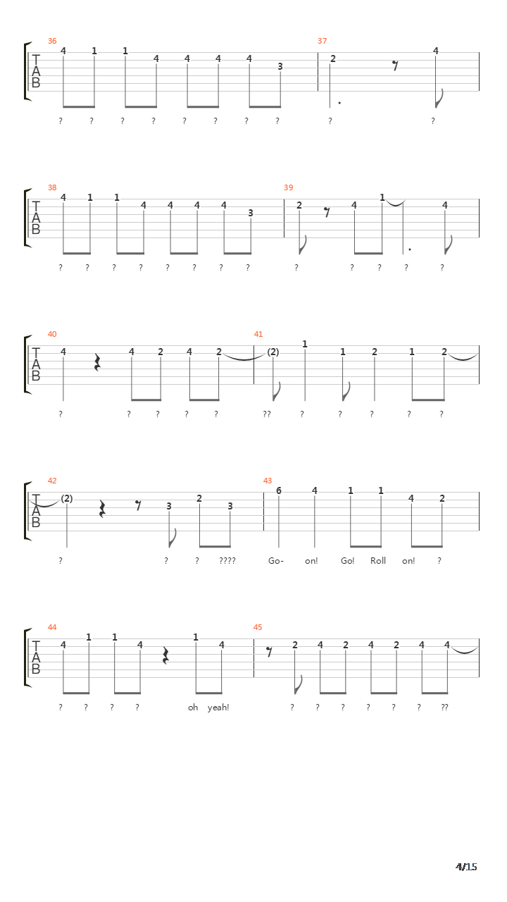 Go-on吉他谱