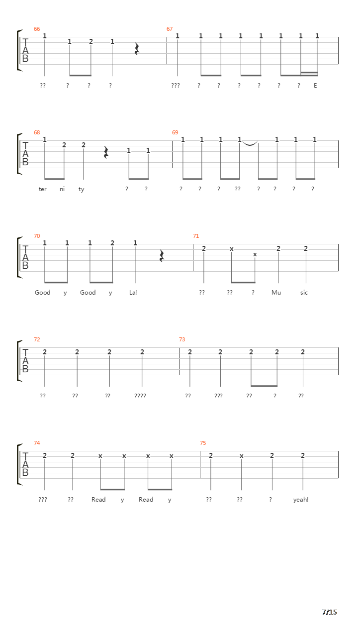 Go-on吉他谱