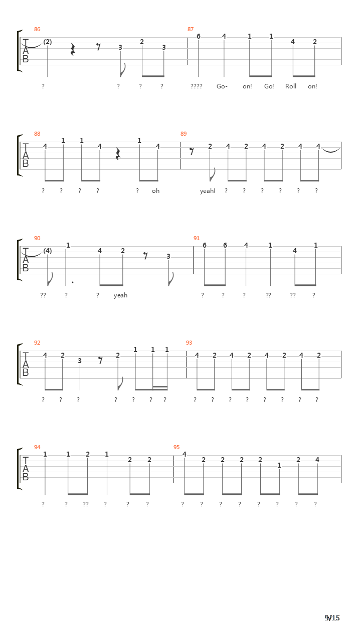 Go-on吉他谱