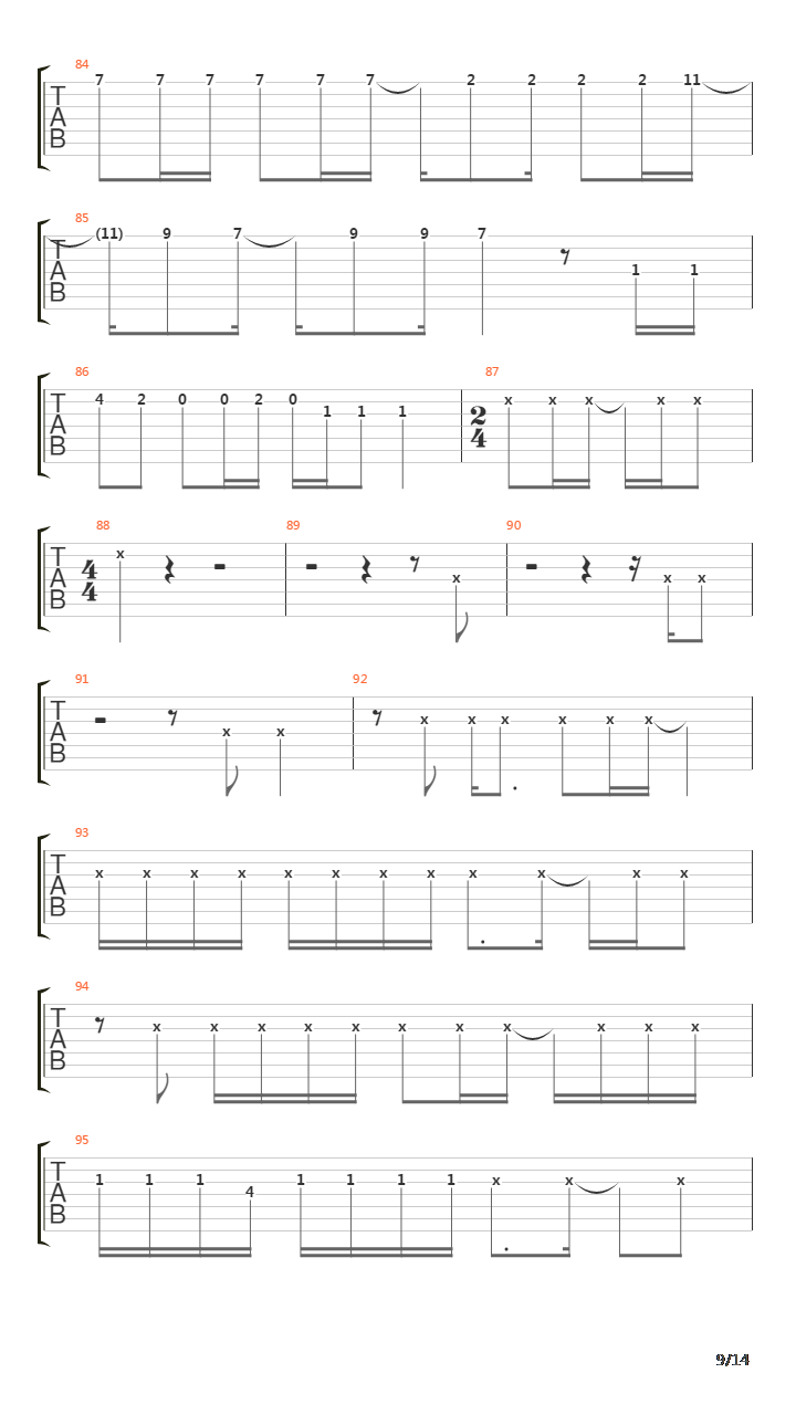 Kinjito吉他谱