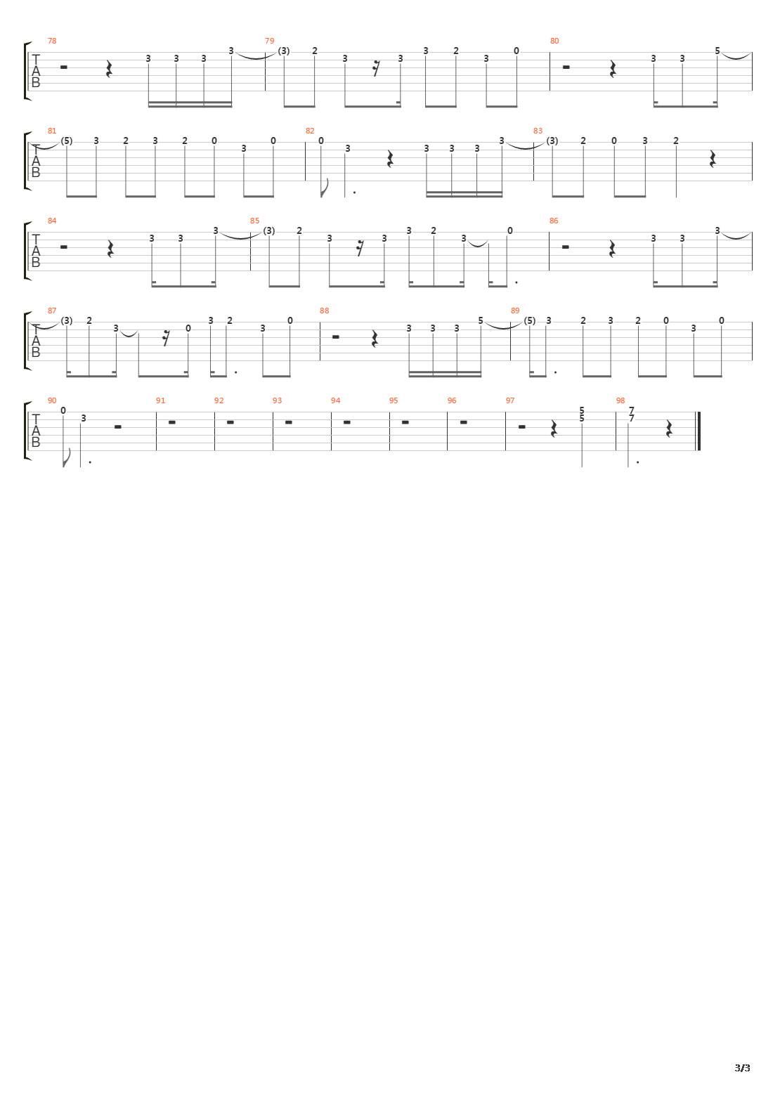 Nitro吉他谱