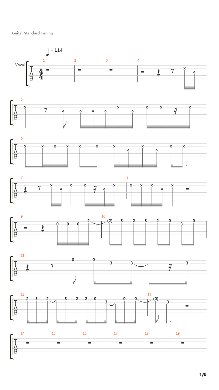 Nitro吉他谱