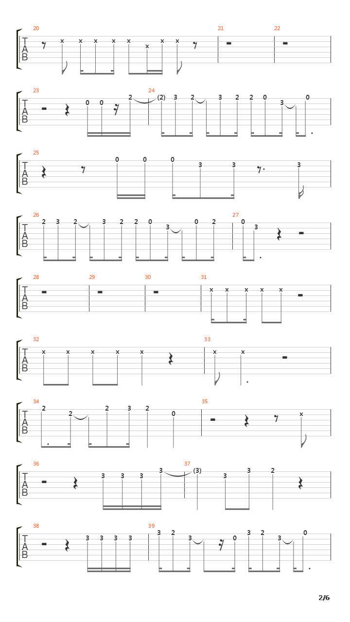 Nitro吉他谱