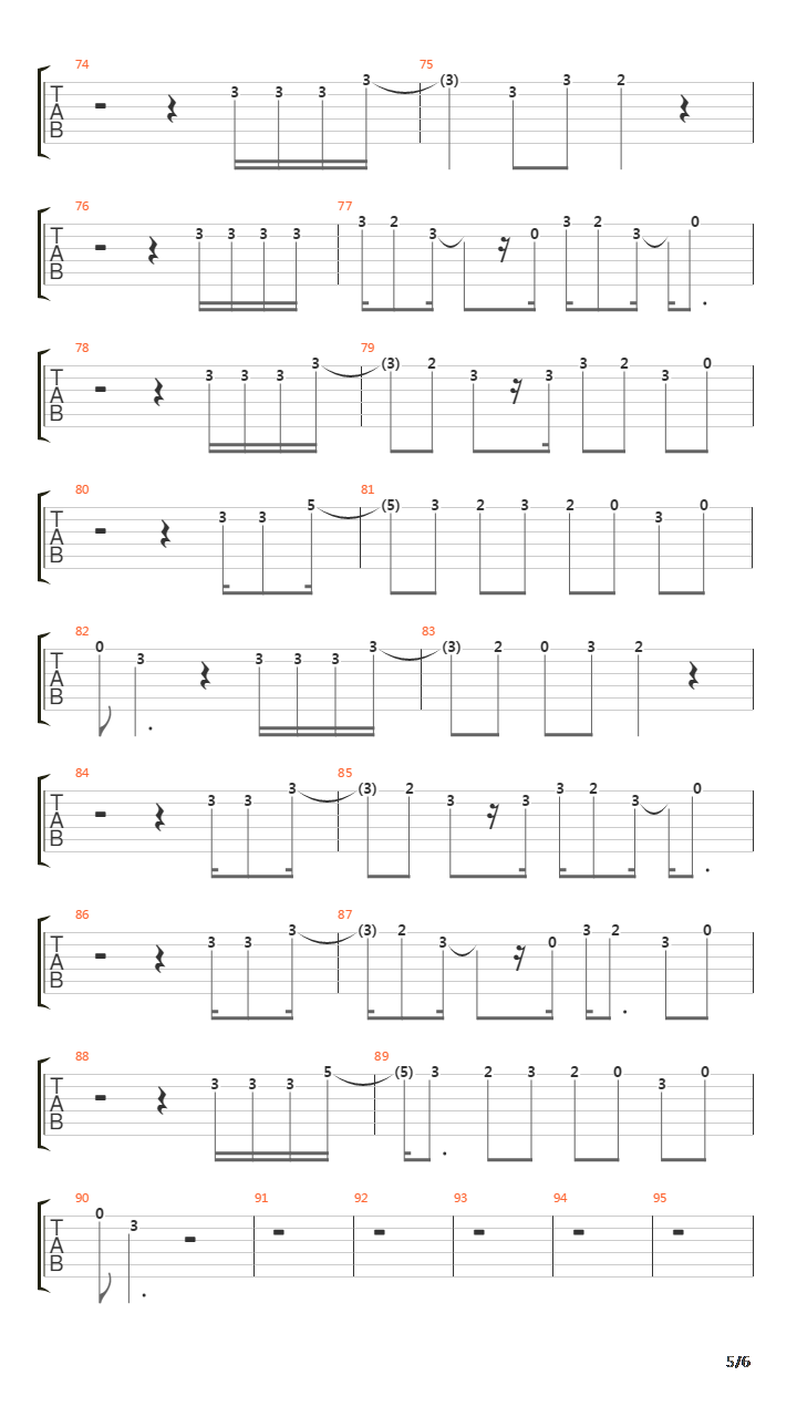 Nitro吉他谱