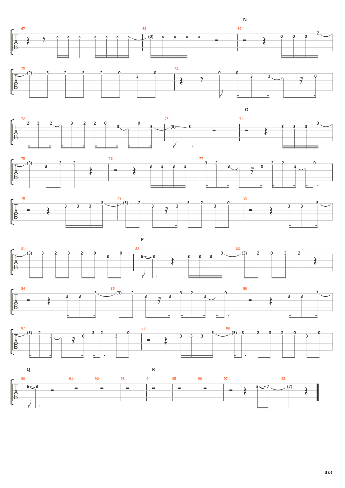 Nitro吉他谱