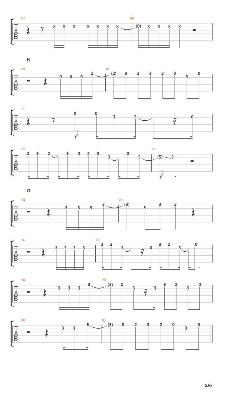 Nitro吉他谱