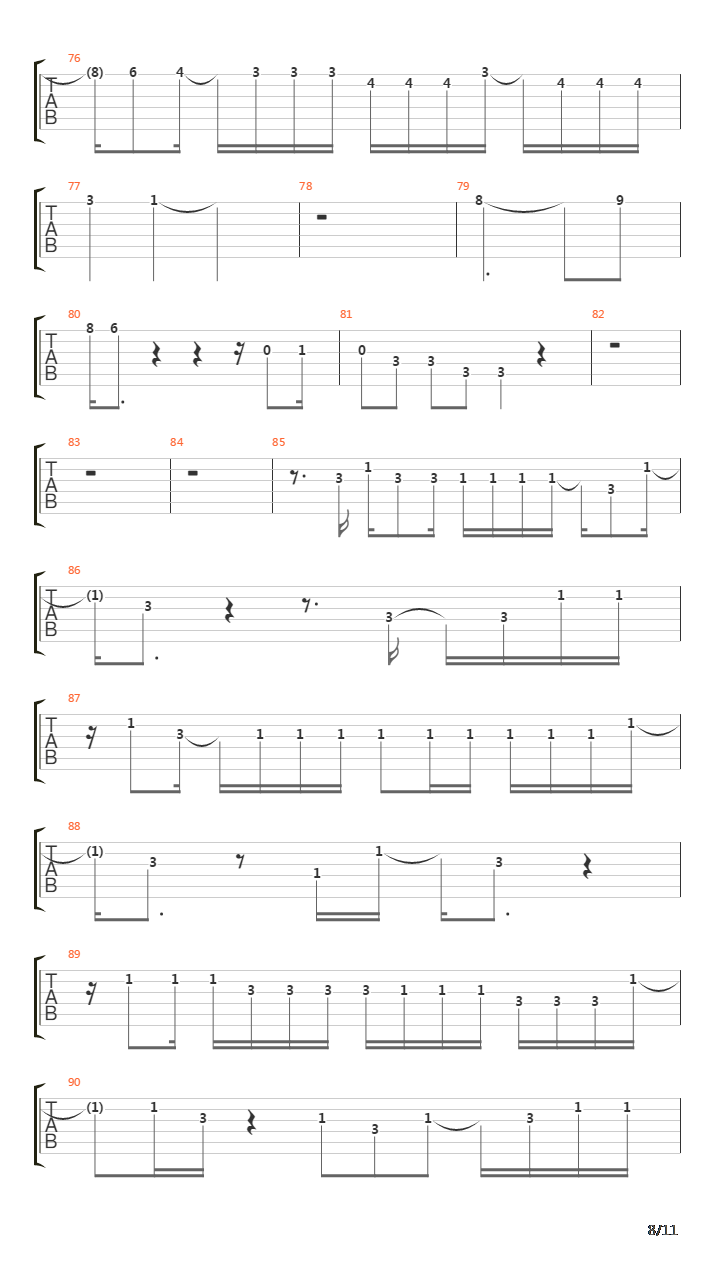 The Song吉他谱