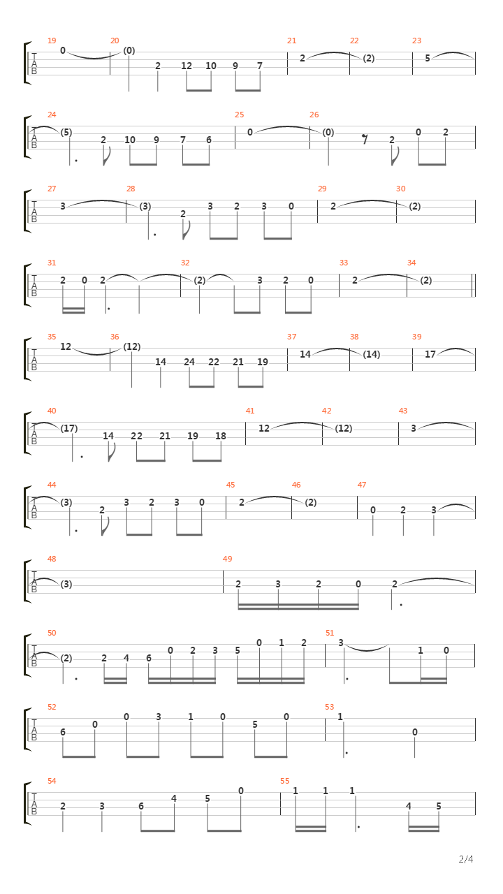 Libertango(自由探戈)吉他谱