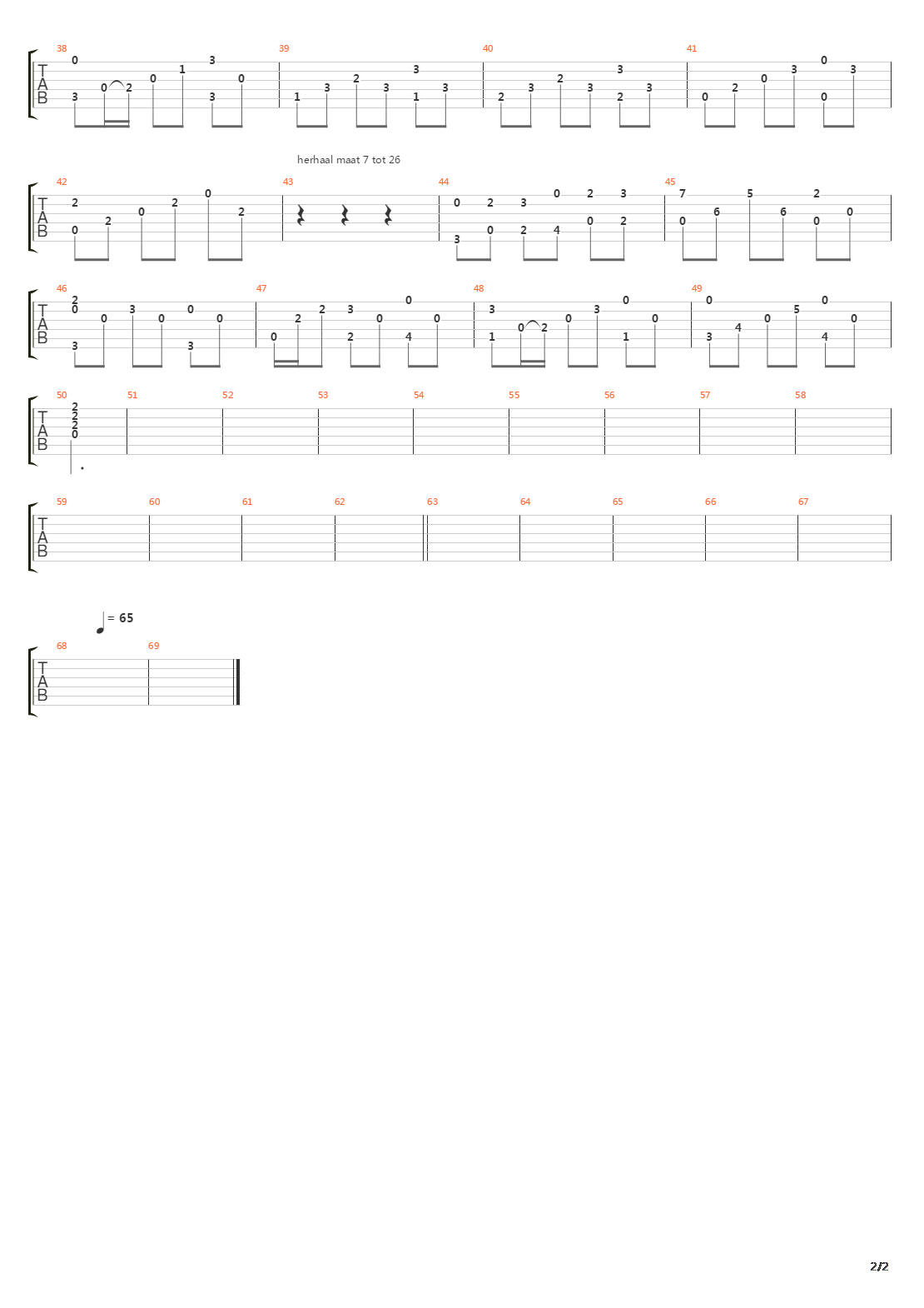 Breekbaar吉他谱