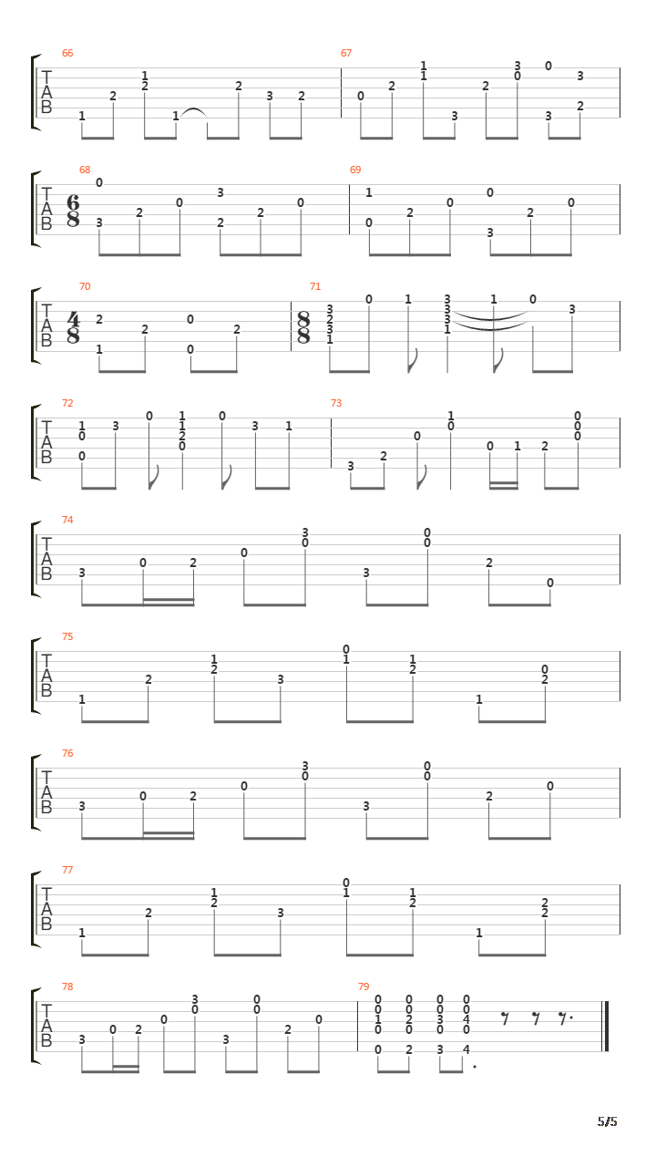 De Vlechters吉他谱