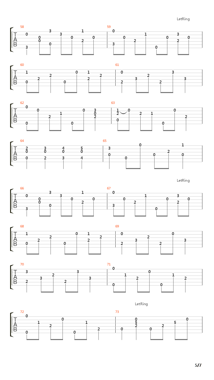 Elixir吉他谱