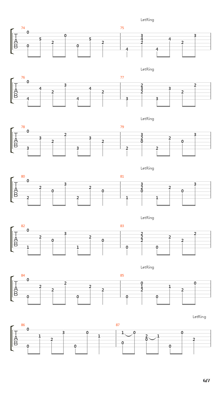 Elixir吉他谱