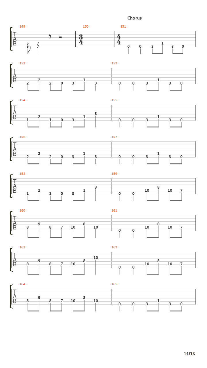 99吉他谱