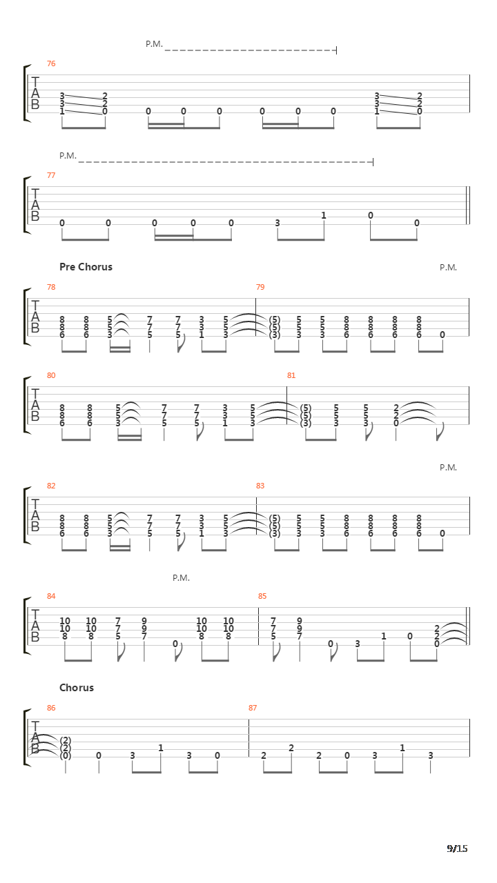 99吉他谱