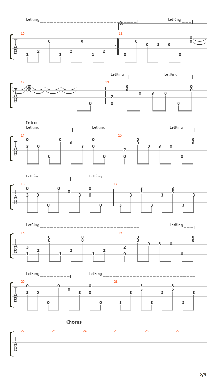 Abysmal吉他谱