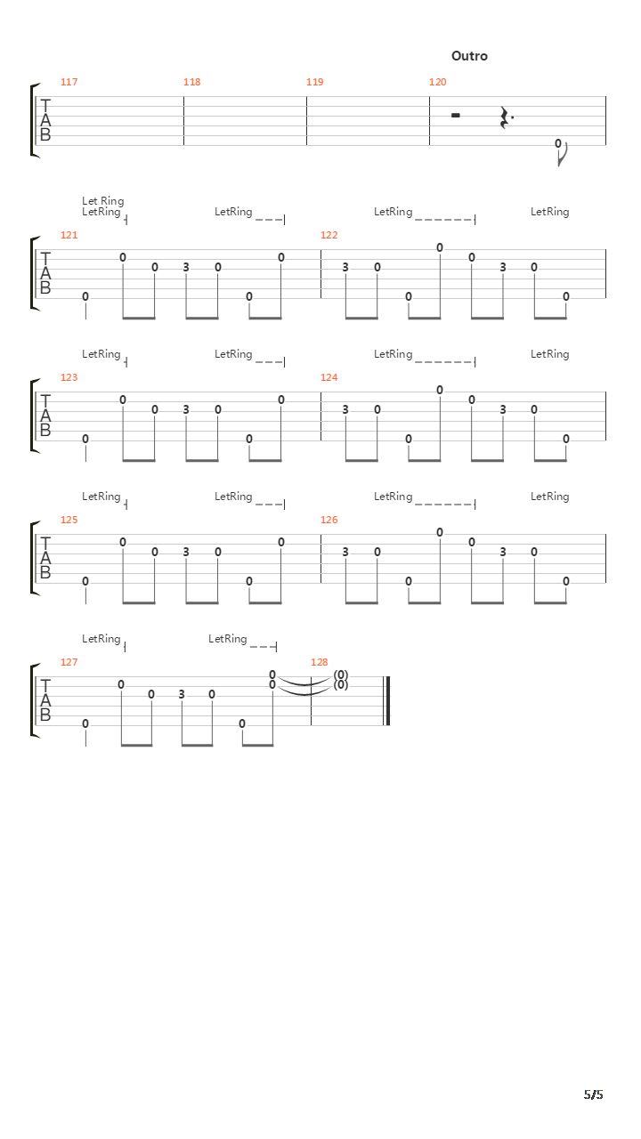 Abysmal吉他谱