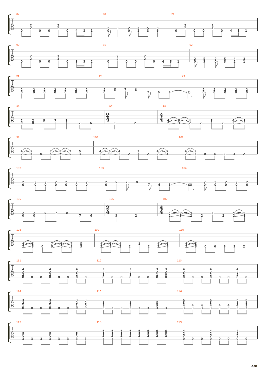 Bullet Hole吉他谱