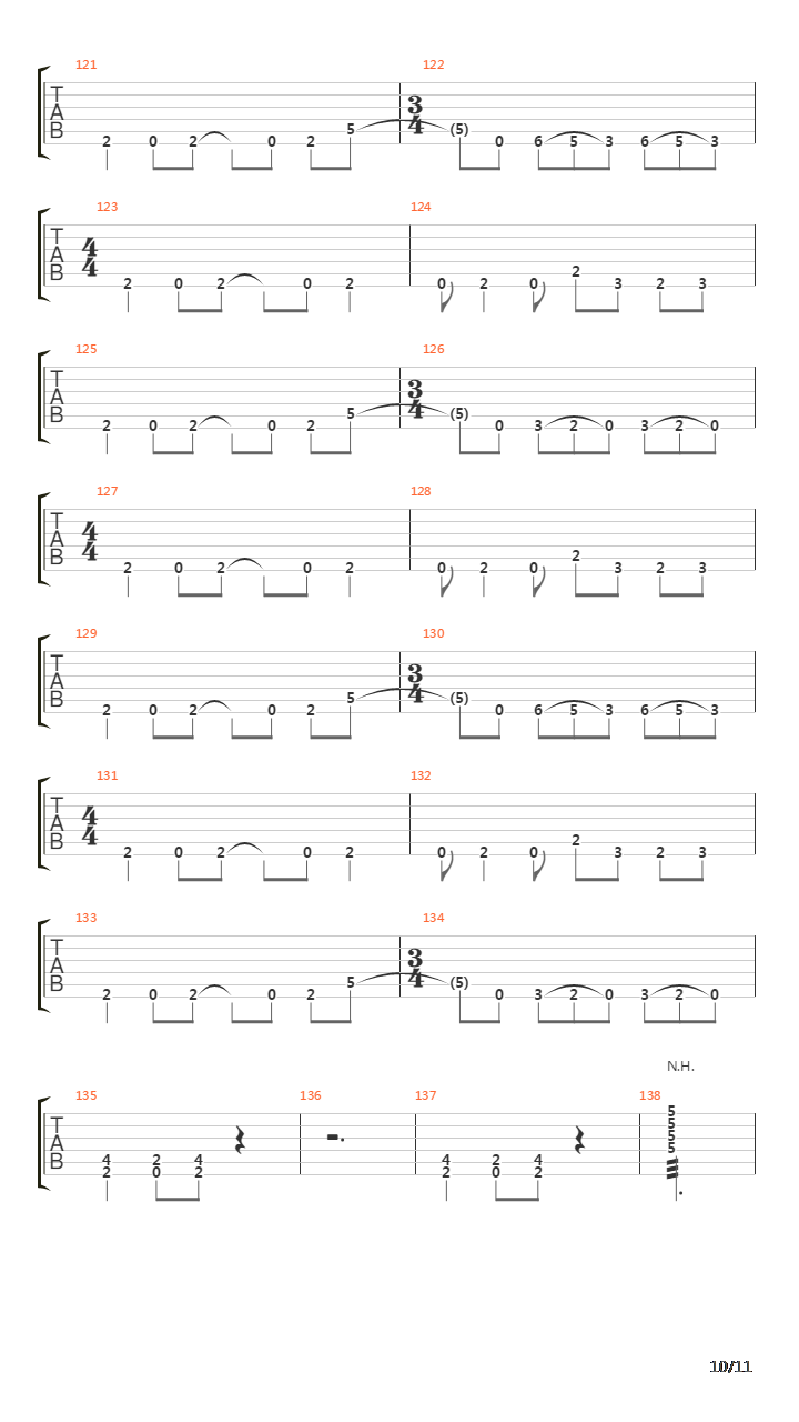 Chasm吉他谱