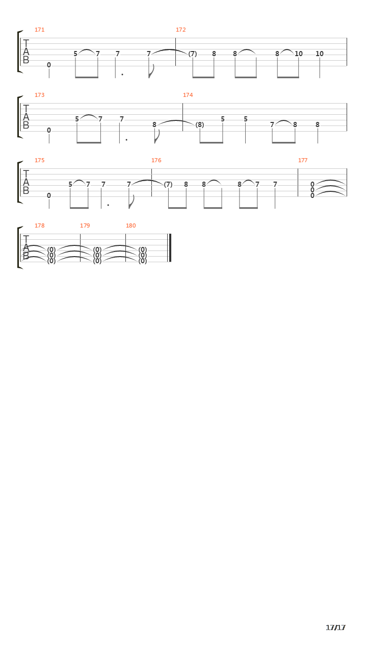 Counterweight吉他谱