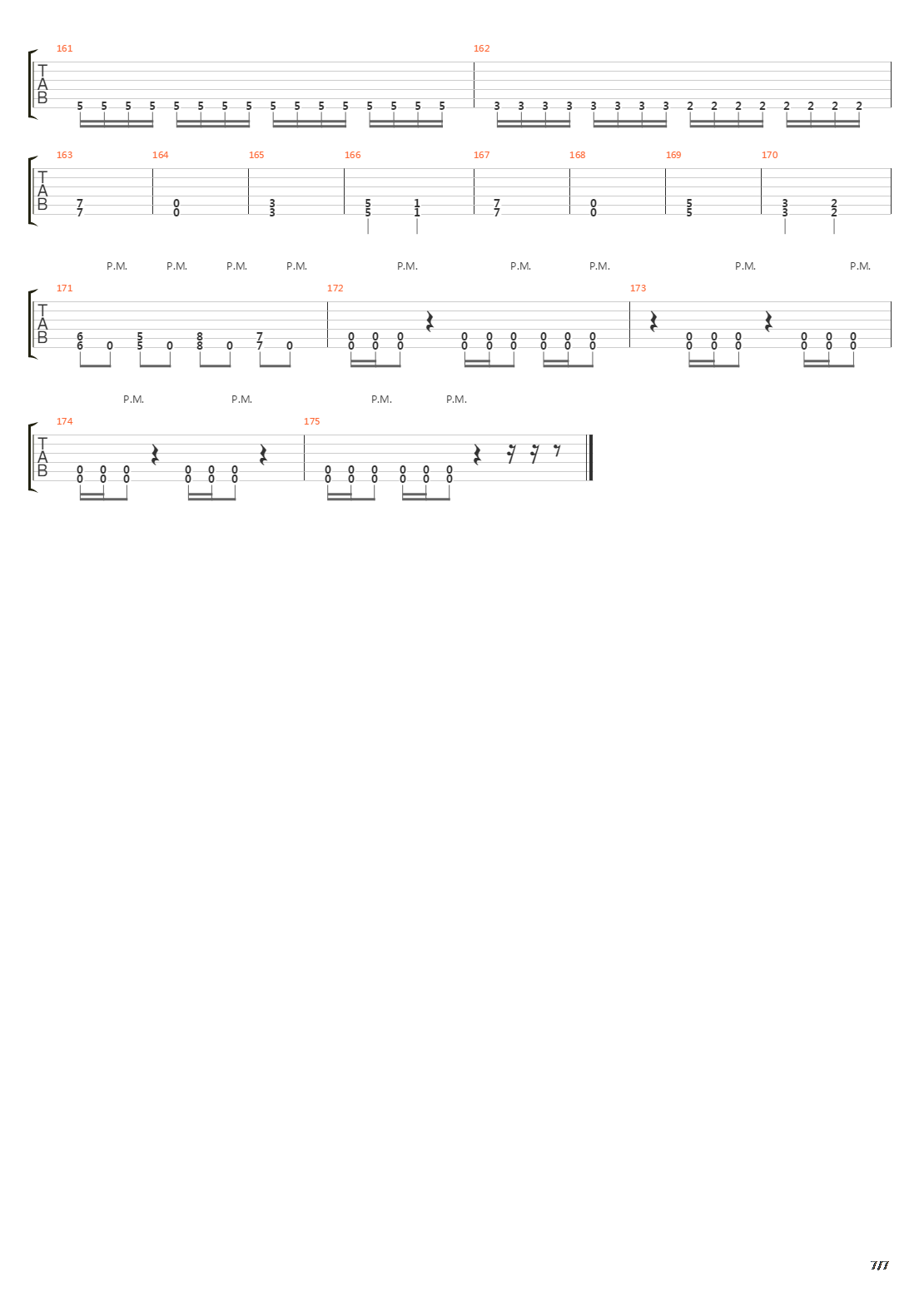 The Omen吉他谱