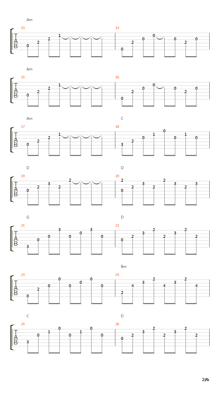 Without Me吉他谱