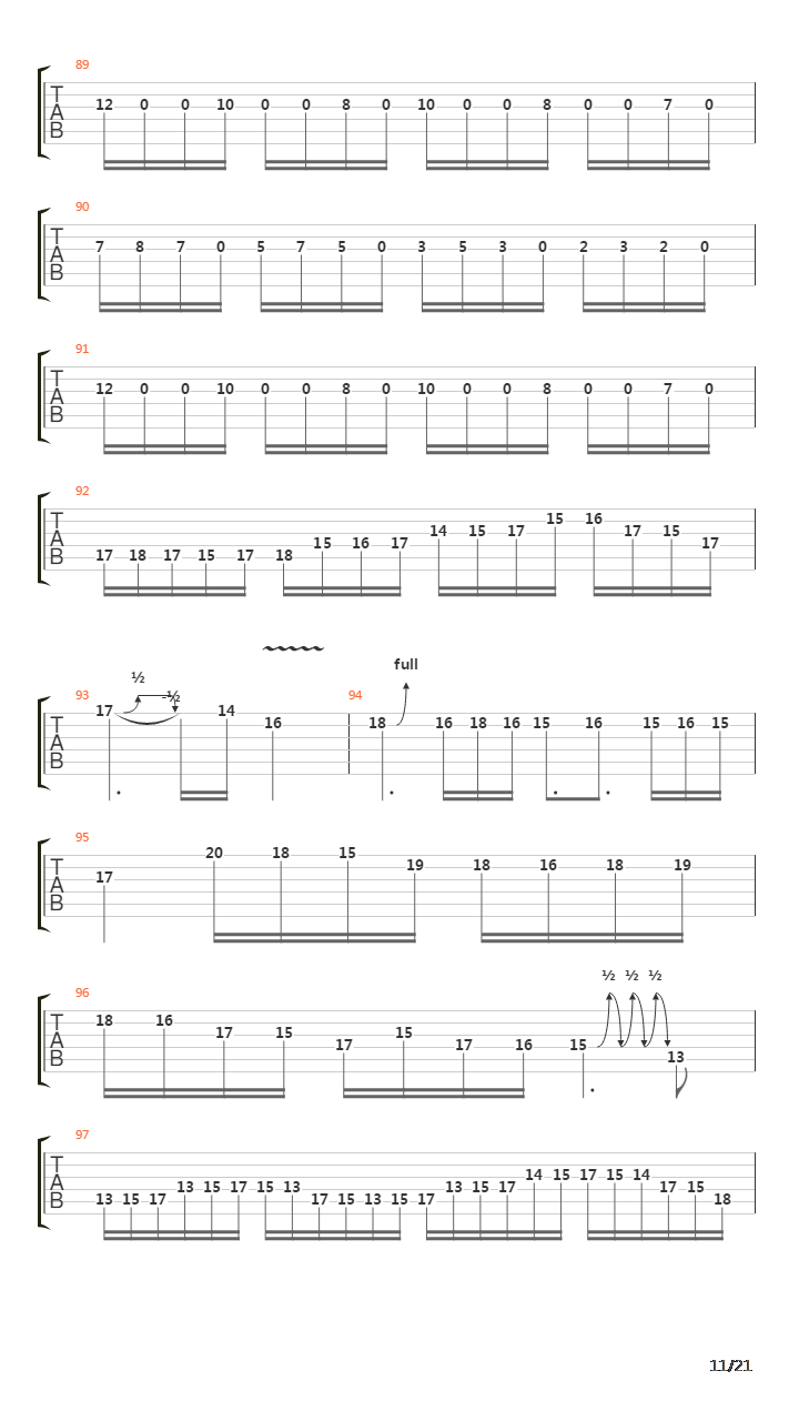 New Race吉他谱