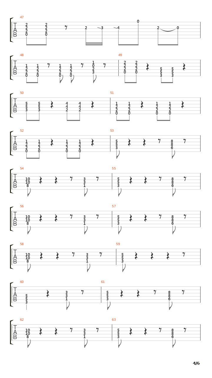Supply And Demand吉他谱