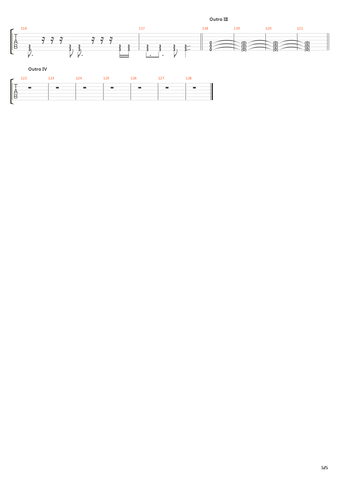 Murder吉他谱