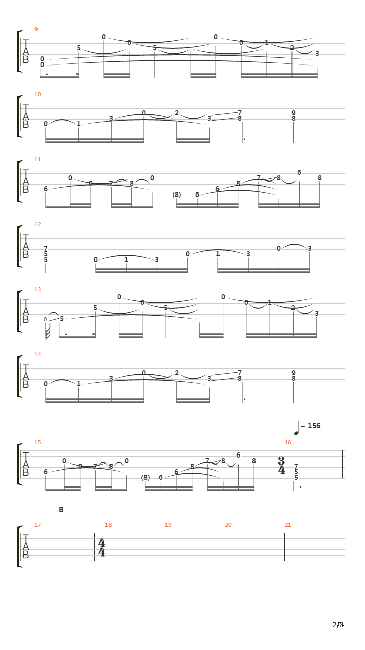 Introspection吉他谱