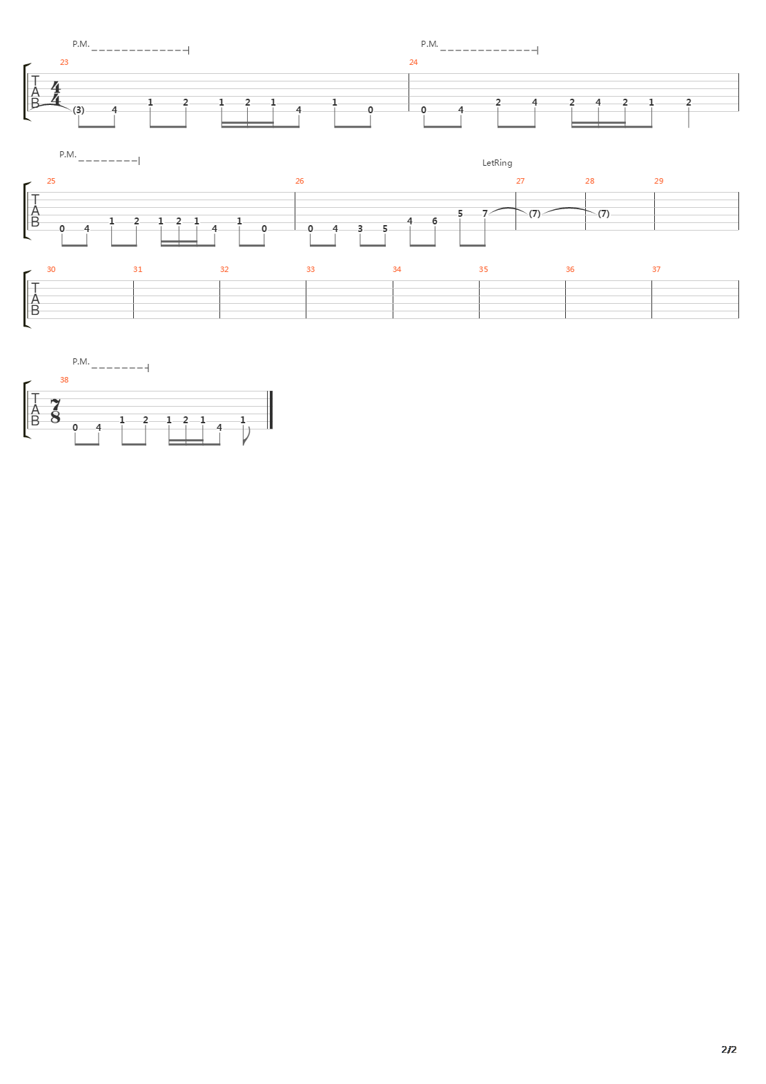 Scarab吉他谱