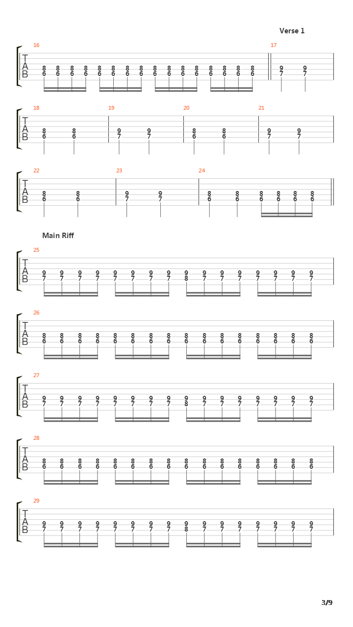 Vitutuksen Multihuipennus吉他谱