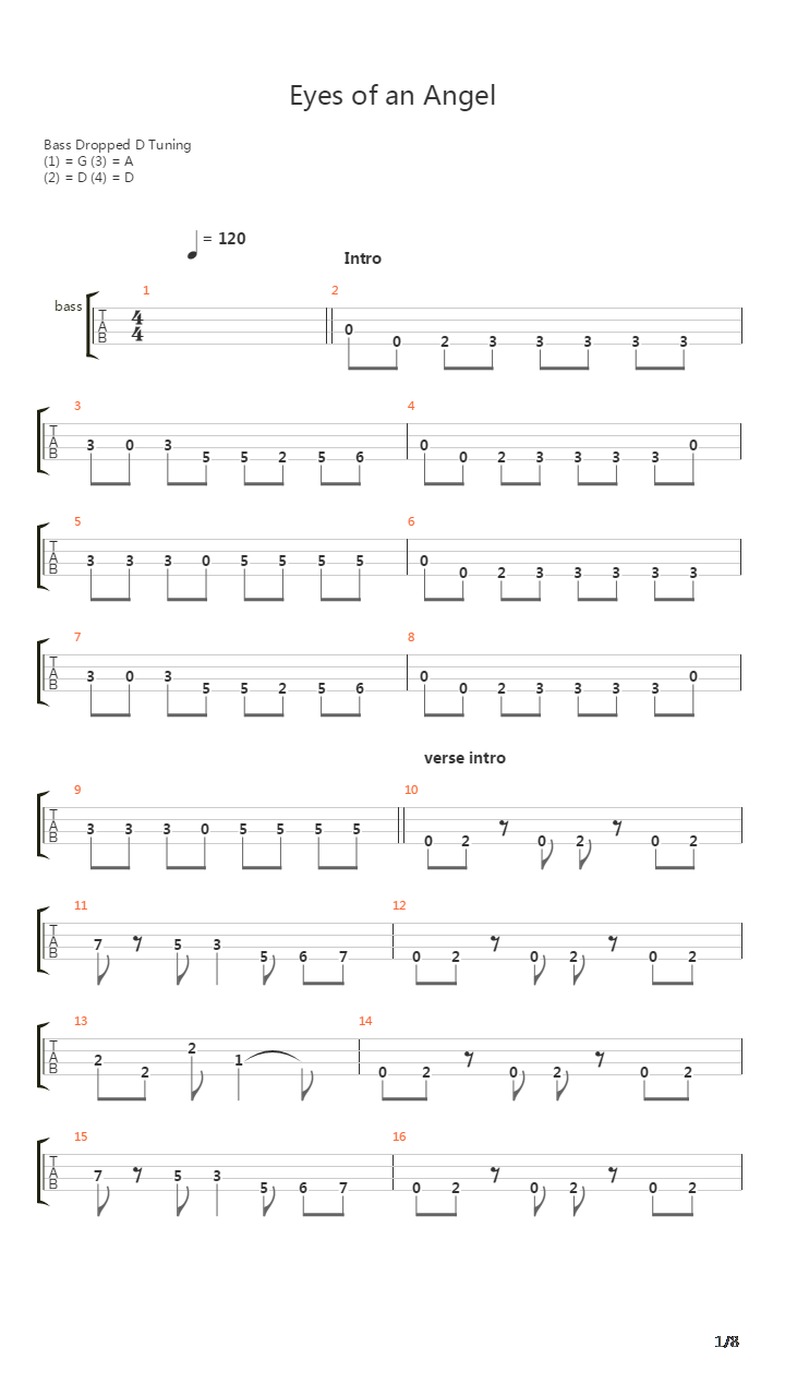 Eyes Of An Angel吉他谱