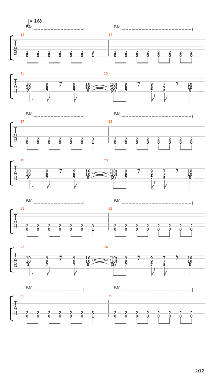 Spanish Fire吉他谱