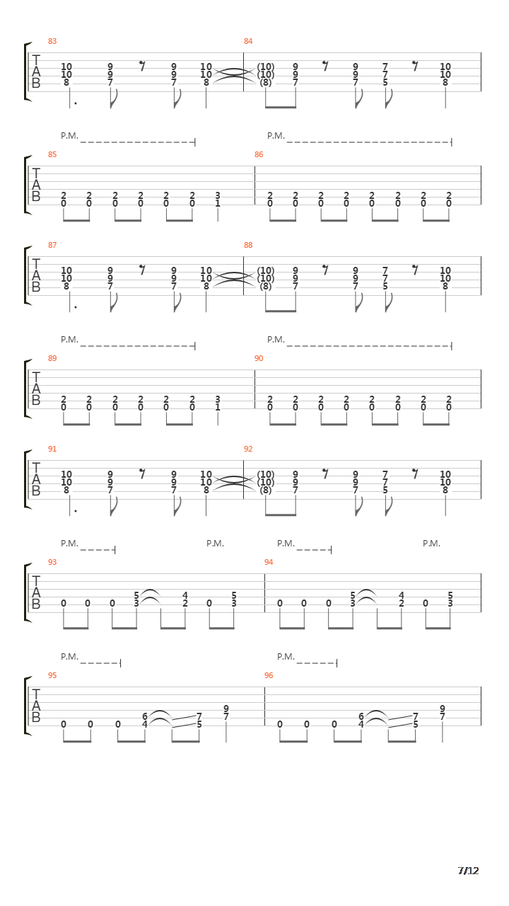 Spanish Fire吉他谱