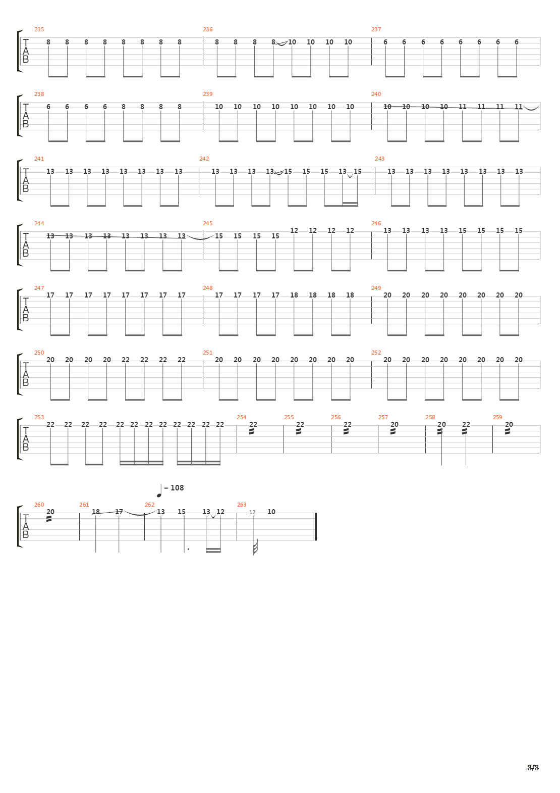 Colossus吉他谱