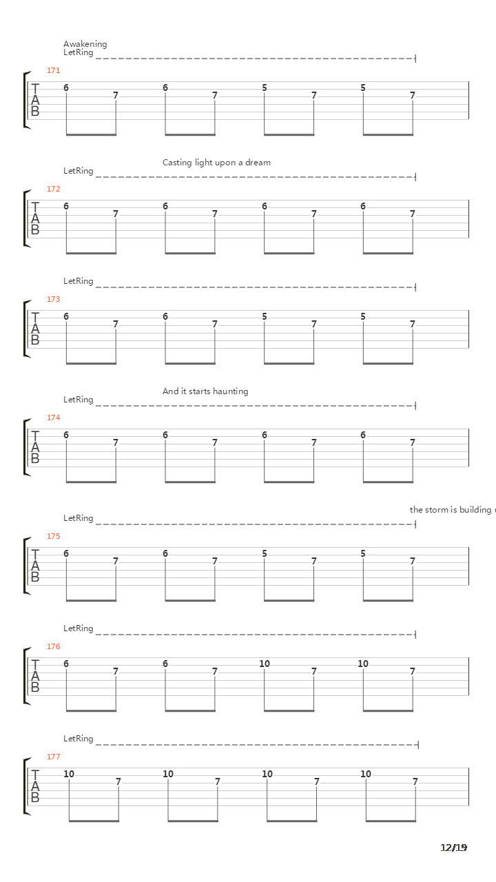 Colossus吉他谱