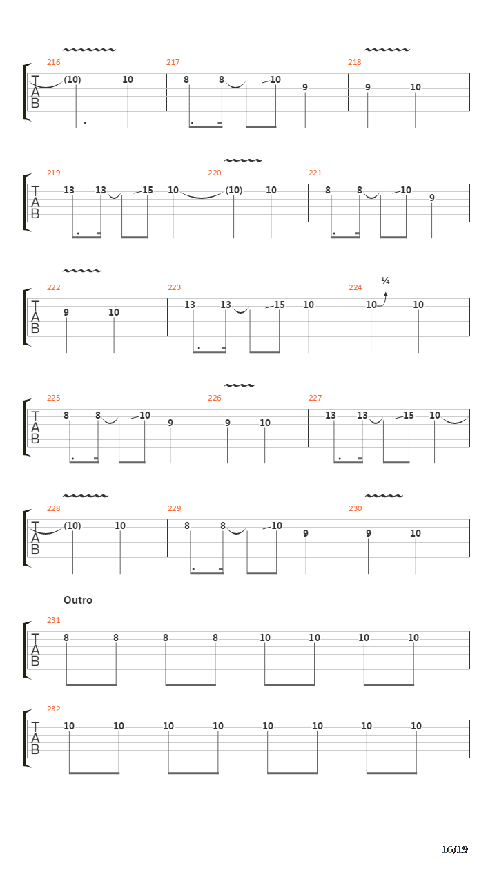 Colossus吉他谱