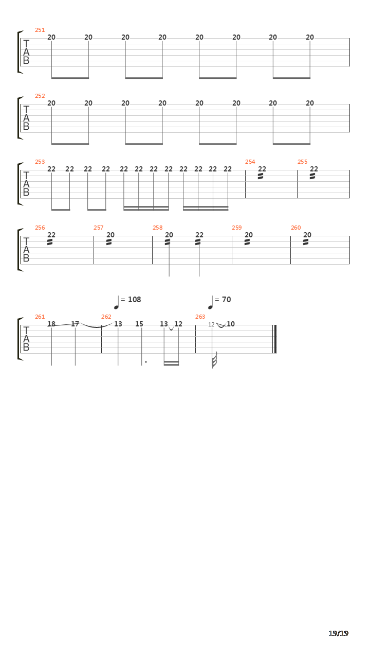 Colossus吉他谱