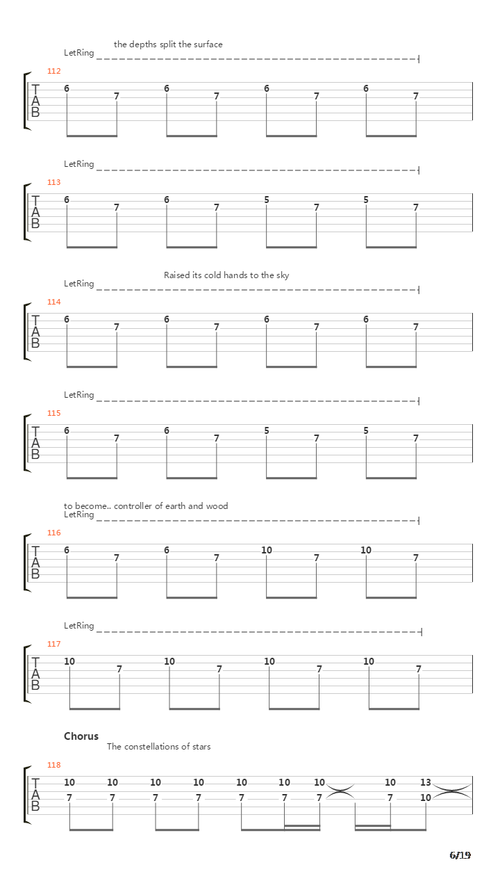 Colossus吉他谱