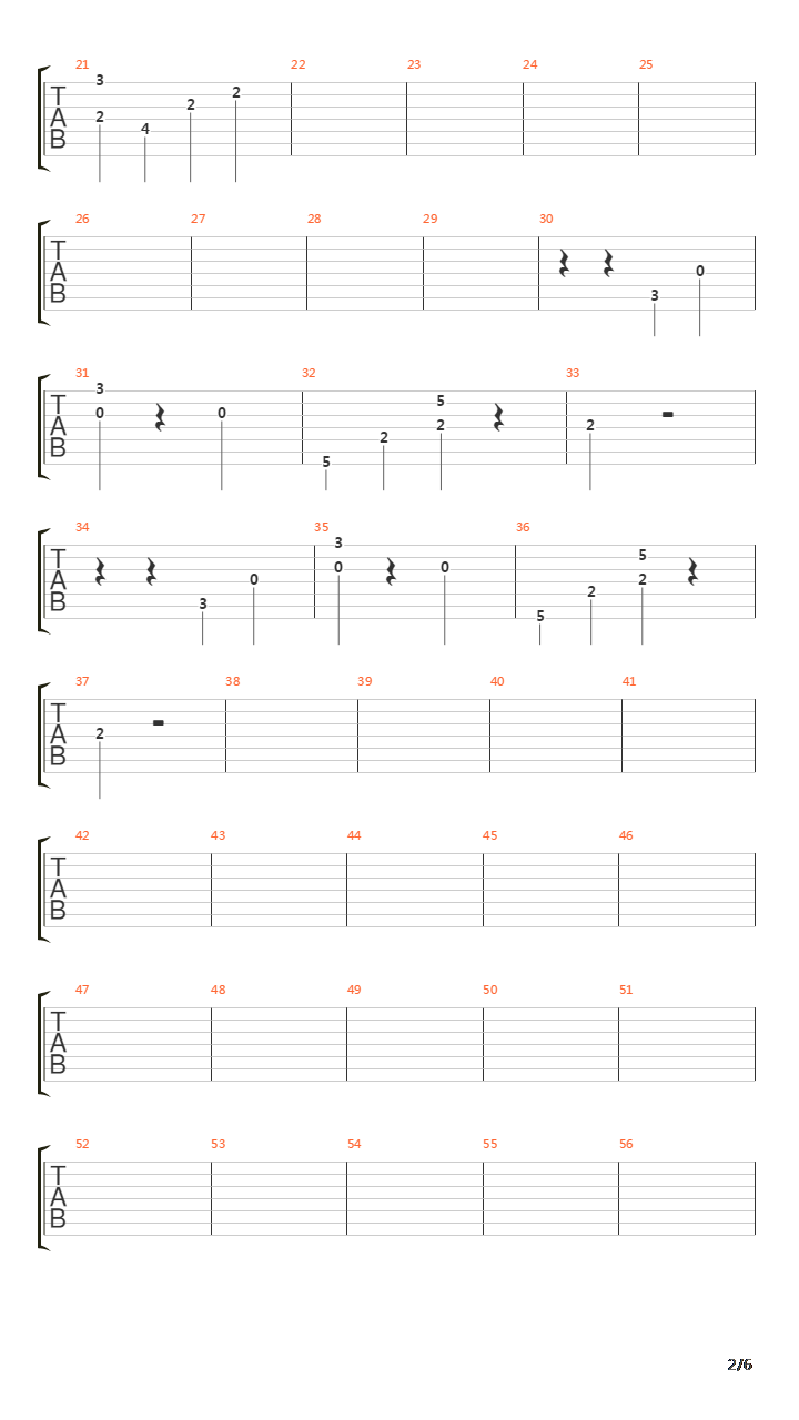 Le Dernier Jour吉他谱
