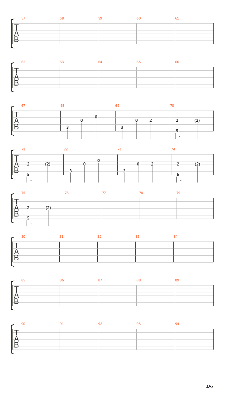 Le Dernier Jour吉他谱