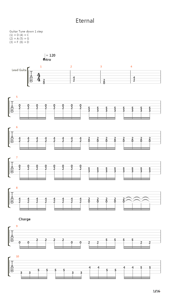 Eternal吉他谱