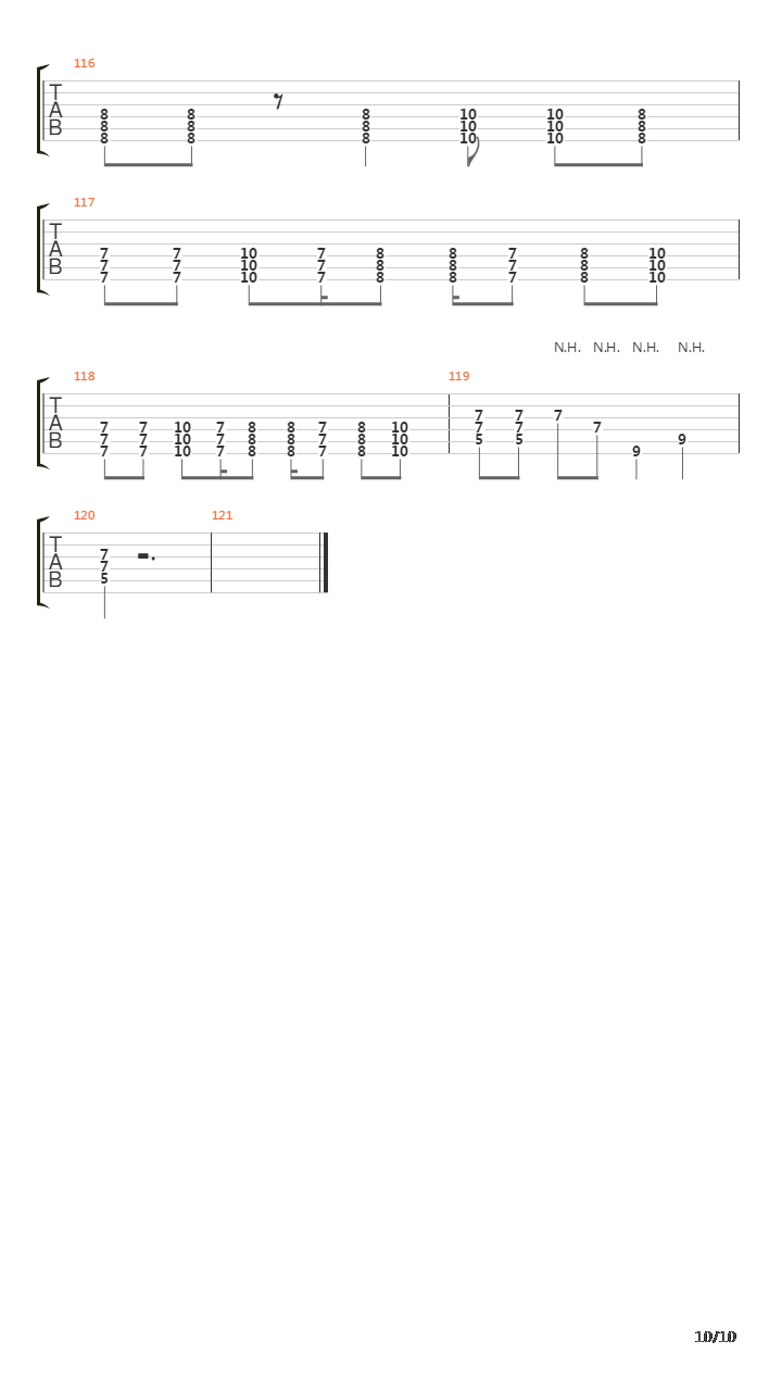 Mosaic吉他谱