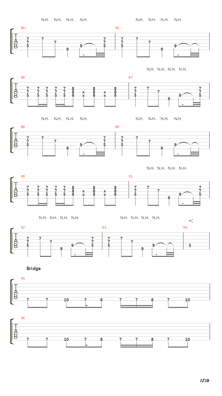 Mosaic吉他谱