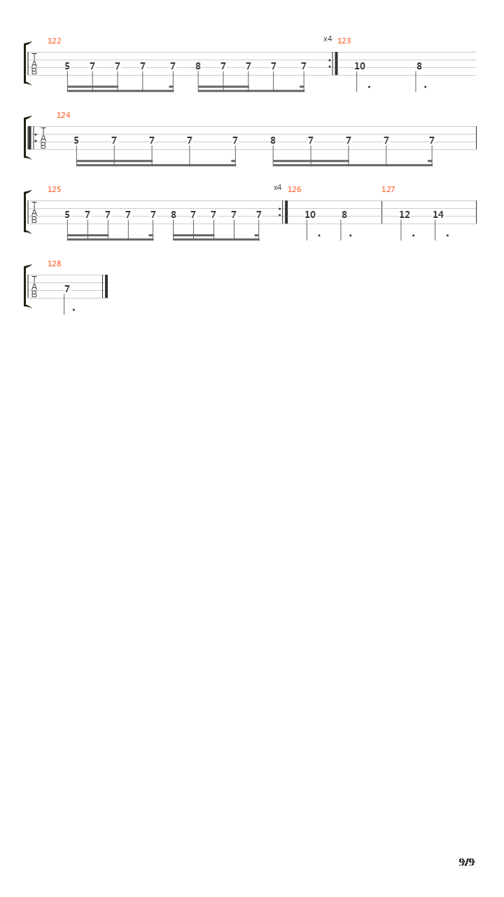 Dulcinea吉他谱