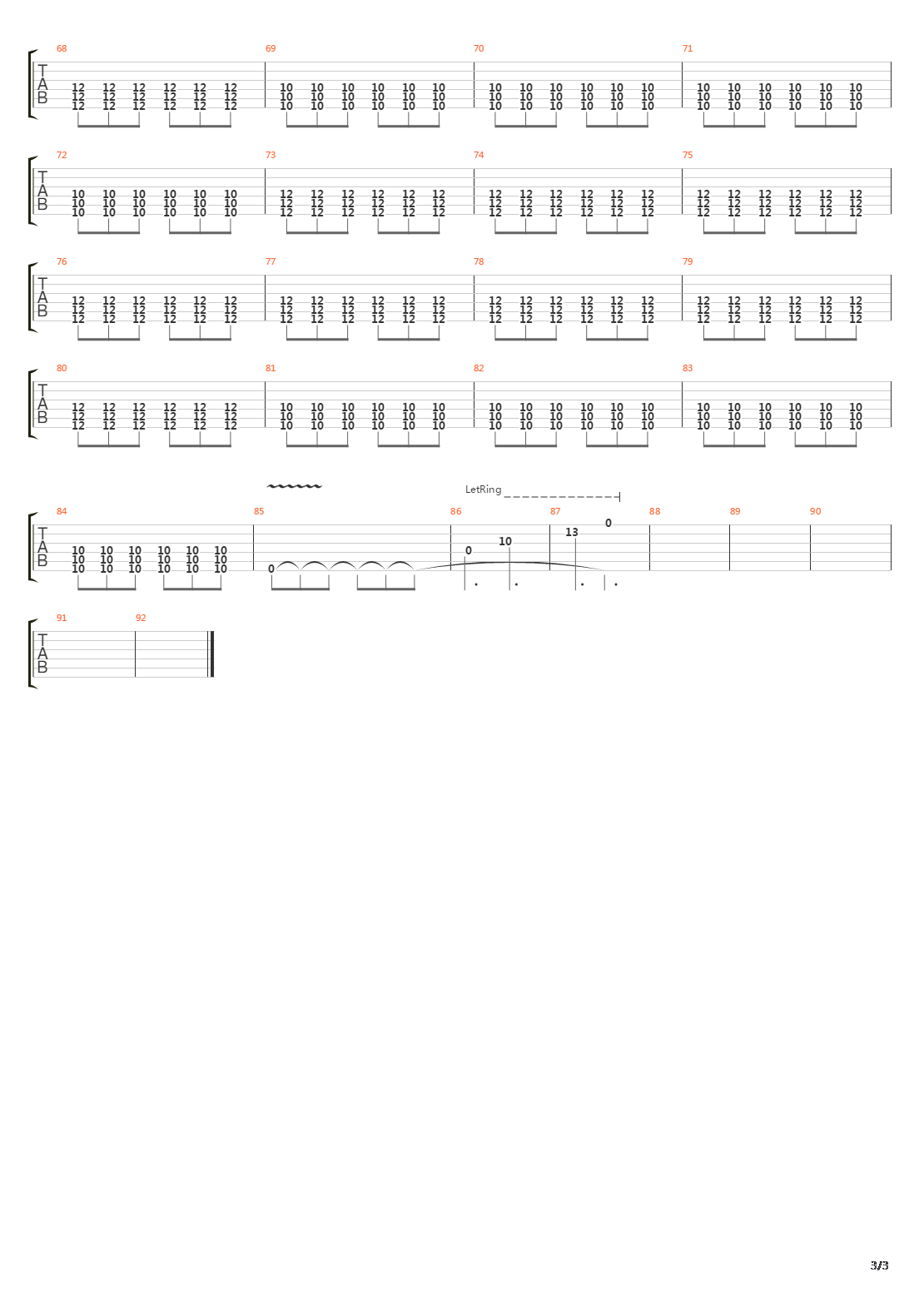 Hall Of The Dead吉他谱