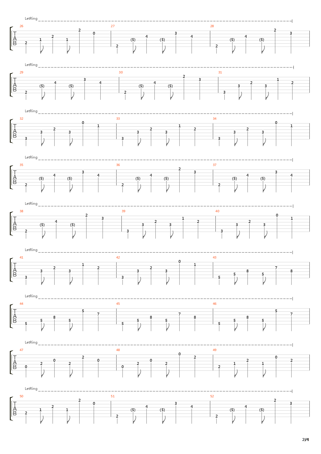 Maritime吉他谱